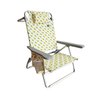 Snow Joe Bliss Hammocks Folding Beach Chair W Towel Rack BBC-352-PIN